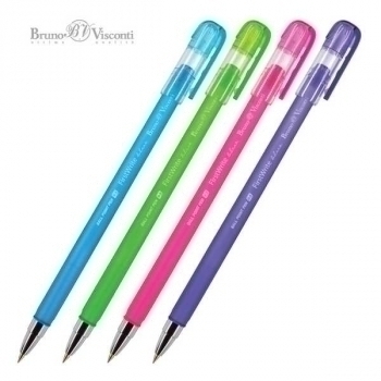 Ручка шариковая Bruno Visconti FirstWrite. Creative, 0,5мм, синяя, корпус ассорти арт.20-0238 Ручка шариковая Bruno Visconti FirstWrite. Creative, 0,5мм, синяя, корпус ассорти арт.20-0238