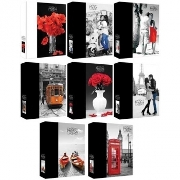 Фотоальбом 13х17см, 100 фото 10х15см, Veld-co Яркий элемент, ПП карман  арт. 66054