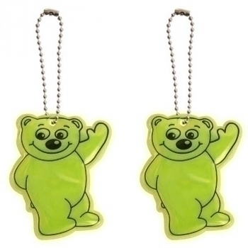 Светоотражающий брелок deVENTE Bear 50х60 мм, желтый, арт. 9082001 Светоотражающий брелок deVENTE Bear 50х60 мм, желтый, арт. 9082001