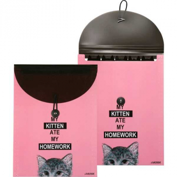 Папка А4 на резинке 6 отд. deVENTE Hidden Cat 260x340x30 мм, 600 мкм, фактура песок, арт. 3078003