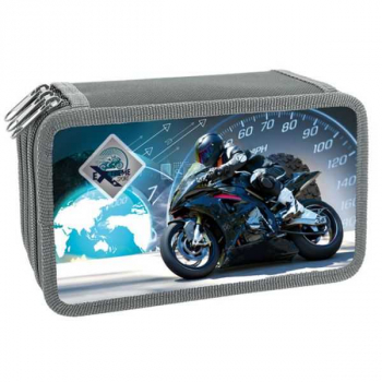 Пенал л/т 3-отдел. 190х100 арт.ПКК 12-5 Гонщик