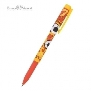 Ручка шариковая Bruno Visconti FreshWrite. Футбол. Чемпионы. Испания, 0,7мм, синяя арт.20-0214/106