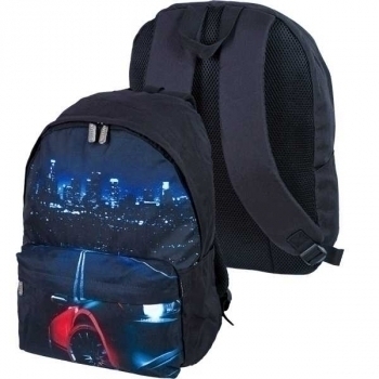 Рюкзак deVENTE подростковый 40x30x14 Night City, 1 отдел., 1 перед. карм. на молнии, 2 бок. карм. арт. 7032156