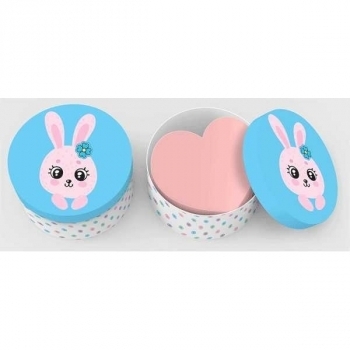 Блок для записей deVENTE 100% Cute.Rabbit 70х70мм, 700 л., 75 г/м2, непроклеен., в подарочн.коробке, арт. 2013003