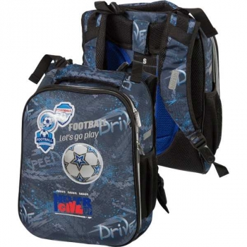 Рюкзак школьный deVENTE Choice.Play Football 38x28x16, 1 отделение, 2 бок. кармана, эргономичн.спинка арт.7033114
