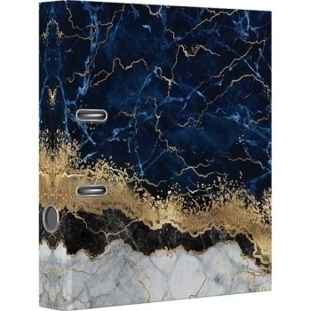 Файл-регистратор А4/75мм deVENTE Marble, синий арт.3090119