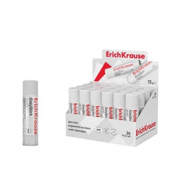 Клей-карандаш ErichKrause EasyStick 13г. в карт. дисплее арт.48030