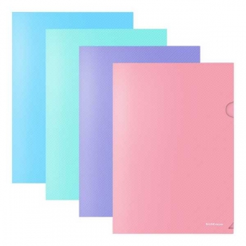 Папка-уголок А4 ErichKrause Diagonal Pastel, непрозрачная, ассорти  арт.50170 Папка-уголок А4 ErichKrause Diagonal Pastel, непрозрачная, ассорти  арт.50170