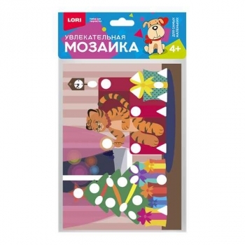 Набор для детского творчества - Увлекательная мозаика новогодняя (набор малый) С Новым годом, 4+ арт.Км-027