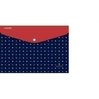 Папка-конверт А4 (330x235мм) на кнопке deVENTE Creative, 150 мкм, непрозрачная с рисунком, арт. 3071118