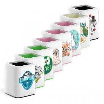 Подставка настольная пластиковая ErichKrause® Forte, ассорти из 6 дизайнов арт.55851