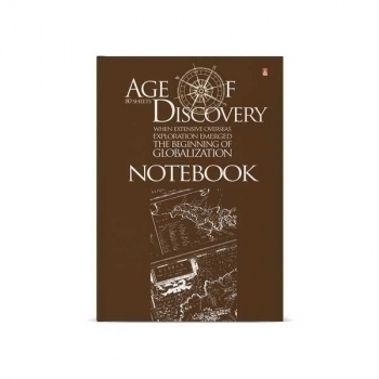 Блокнот А5 80л. престиж Эпоха открытий, клетка, тв. обл., глянц. ламинация арт.3-80-072/24