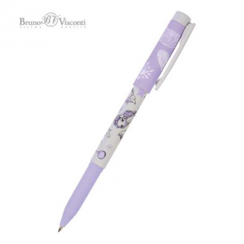 Ручка шариковая Bruno Visconti FreshWrite. Девочка и Олененок, 0,7мм, синяя арт.20-0214/60