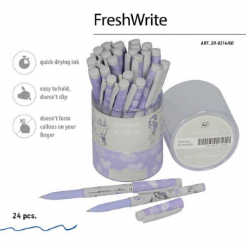 Ручка шариковая Bruno Visconti FreshWrite. Девочка и Олененок, 0,7мм, синяя арт.20-0214/60