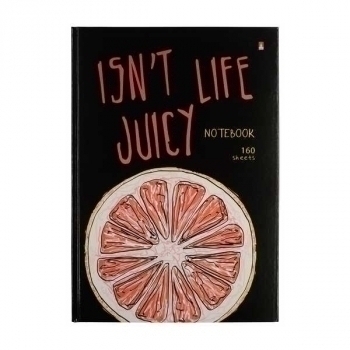 Блокнот А4 160л престиж JUICY LIFE. ГРЕЙПФРУТ, клетка, тв. обл., глянц. ламинация арт.3-160-490/13 Блокнот А4 160л престиж JUICY LIFE. ГРЕЙПФРУТ, клетка, тв. обл., глянц. ламинация арт.3-160-490/13