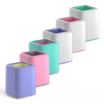 Подставка настольная пластиковая ErichKrause® Forte, Pastel, ассорти из 6 цветов арт.55835