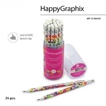 Карандаш автоматический (цанговый) 2,0 мм Bruno Visconti FunGraphix. Мультики. Кот с точилкой арт.21-0041/03