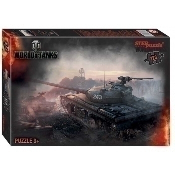 Пазл 120 эл. World of Tanks (Wargaming) , 165х230, в асс. 3+ арт.75165 Пазл 120 эл. World of Tanks (Wargaming) , 165х230, в асс. 3+ арт.75165