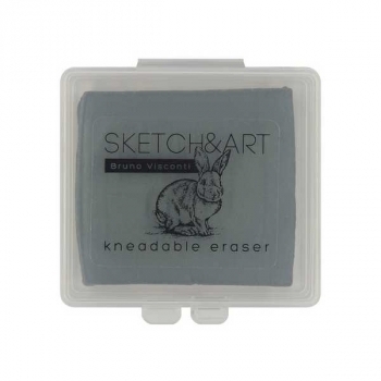 Ластик-клячка  Bruno Visconti, SketchArt художественный, в пластиковой коробочке арт.42-0042 Ластик-клячка  Bruno Visconti, SketchArt художественный, в пластиковой коробочке арт.42-0042