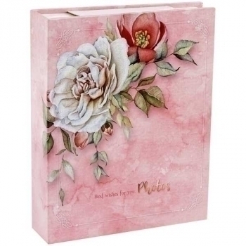 Фотоальбом 18х23см, 200 фото 10х15см, ArtSpace Wild Rose, ПП карман, переплет-термосварка  арт. PA_22312