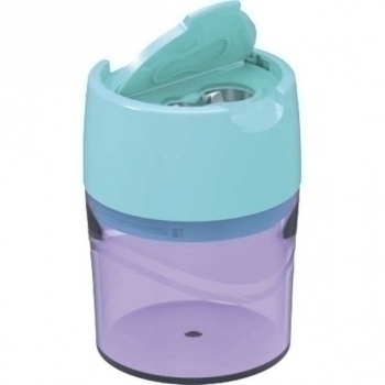 Точилка deVENTE пластмассовая, 2 отверстия с контейнером Pastel  арт.4071103 Точилка deVENTE пластмассовая, 2 отверстия с контейнером Pastel  арт.4071103
