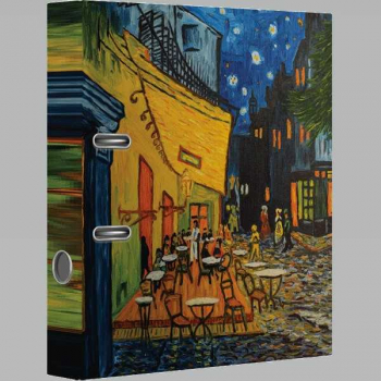 Файл-регистратор А4/75мм deVENTE Ван Гог. Ночная терраса кафе, арт.3090138