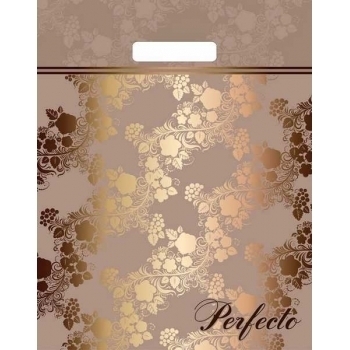 Мешок 37х30см ПВД соэкструзия 90мкм с вырубной ручкой, Перфекто Джентл арт.н00153471