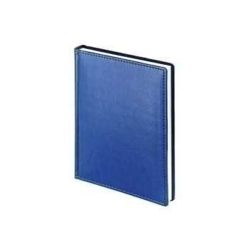 Ежедневник А6+ 110*155 мм, недатир. Альт VELVET 272 стр, 1 ляссе, синий, тв. обл.  арт.3-495/01