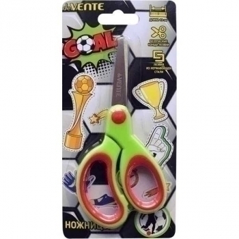 Ножницы deVENTE 13 см детские Goal, закругл. кончики, прорезиненные ручки, в картонном блистере арт.8010206 Ножницы deVENTE 13 см детские Goal, закругл. кончики, прорезиненные ручки, в картонном блистере арт.8010206