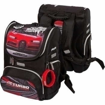 Ранец школьный deVENTE Mini. Turbo 35х26х20, 1 отделение, 1 передний карман, 2 боковых кармана, арт. 7030219