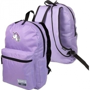 Рюкзак deVENTE подростковый 40х29х17 Unicorn 1 отделение на молнии, 1 передний карман, сиреневый арт. 7032223