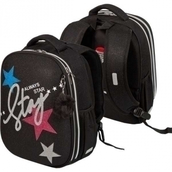 Рюкзак школьный deVENTE Choice Lite. Star 38x29x17, 2 отделения, 2 бок. кармана, эргономичн.спинка арт.7033235
