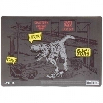 Коврик на стол А4  330*230 мм deVENTE Raptor City , 600 мкм арт. 8061207 Коврик на стол А4  330*230 мм deVENTE Raptor City , 600 мкм арт. 8061207