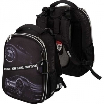 Рюкзак школьный deVENTE Choice. Born To Race 38x28x16, 1 отделение, 2 бок. кармана, эргономичн.спинка арт.7033228