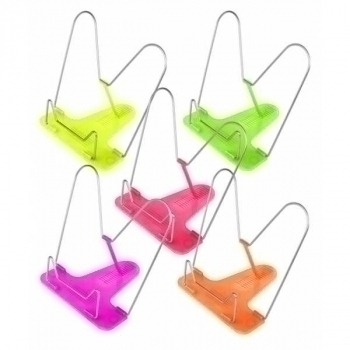 Подставка для книг с упором СТАММ, неоновые цвета, ассорти арт.ПК36