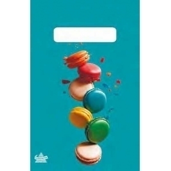 Мешок 30х20см ПВД 30мкм с вырубной неукрепленной ручкой, Печеньки Макарон арт.н00208108