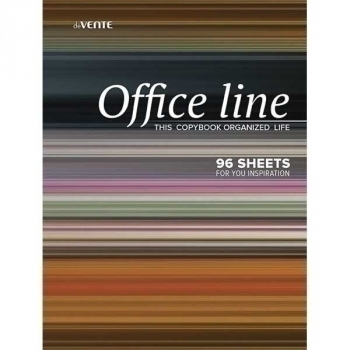 Тетрадь А4 96л в клетку deVENTE Office line на спирали арт.2058713 Тетрадь А4 96л в клетку deVENTE Office line на спирали арт.2058713