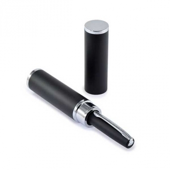 Ручка Bruno Visconti SIENNA шарик.автомат. в круглом тубусе,1,0мм,синяя,черный мет.корпус,черный футляр арт.20-0220/02