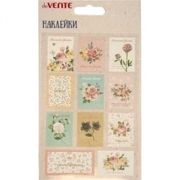 Наклейки deVENTE  10*15 см With Best Wishes, на тканевой осн., блистер арт. 8002261