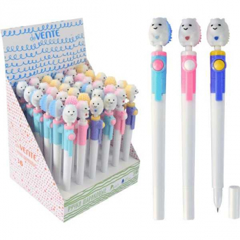 Ручка шариковая deVENTE d=0.7 мм Cute Hedgehog, с дизайном на корпусе, синяя, арт. 9021205