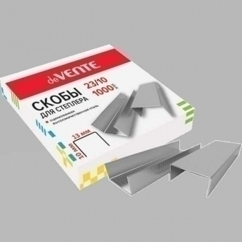 Скобы №23/10 deVENTE для степлера, оцинкованные арт.4141302