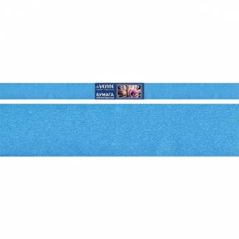 Бумага креповая (гофрированная) для творчества deVENTE, 32 гр/м2, 50*250см в рулоне ГОЛУБАЯ арт.8040711