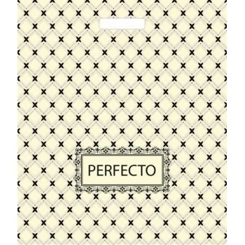 Мешок 48х42см ПВД 90мкм с вырубной ручкой, Перфекто Беж арт.н00229684