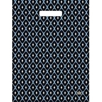 Мешок 40х31см ПВД 60мкм глянцевый с вырубной ручкой, Геометрия арт.н00229386