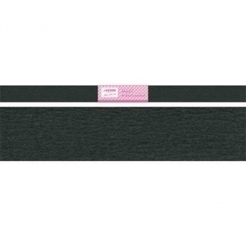 Бумага креповая (гофрированная) для творчества deVENTE, 32 гр/м2, 50*250см в рулоне ЧЕРНАЯ арт.8040735