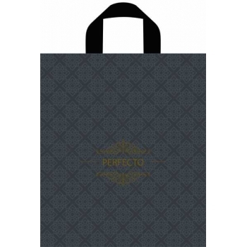 Мешок 35х31см ПВД 95мкм с петлевой ручкой, Перфекто Грэй арт.н00232043