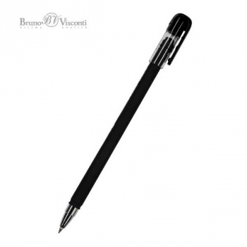 Ручка шариковая Bruno Visconti FirstWrite. Black, 0,5мм, синяя арт.20-0235