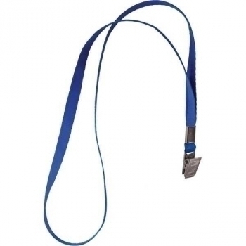 Шнурок для бейджей deVENTE, 40см, металлический клип, синий арт.4010700 Шнурок для бейджей deVENTE, 40см, металлический клип, синий арт.4010700