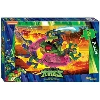Пазл  24 эл. maxi Черепашки Ниндзя, 345х500, 3+ арт.90052
