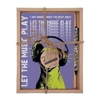 Набор подарочный Bruno Visconti  I JUST WANNA DANCE, 2 тетради 40л + авт.шар.ручка Bruno Visconti арт.7-40-001/77-3